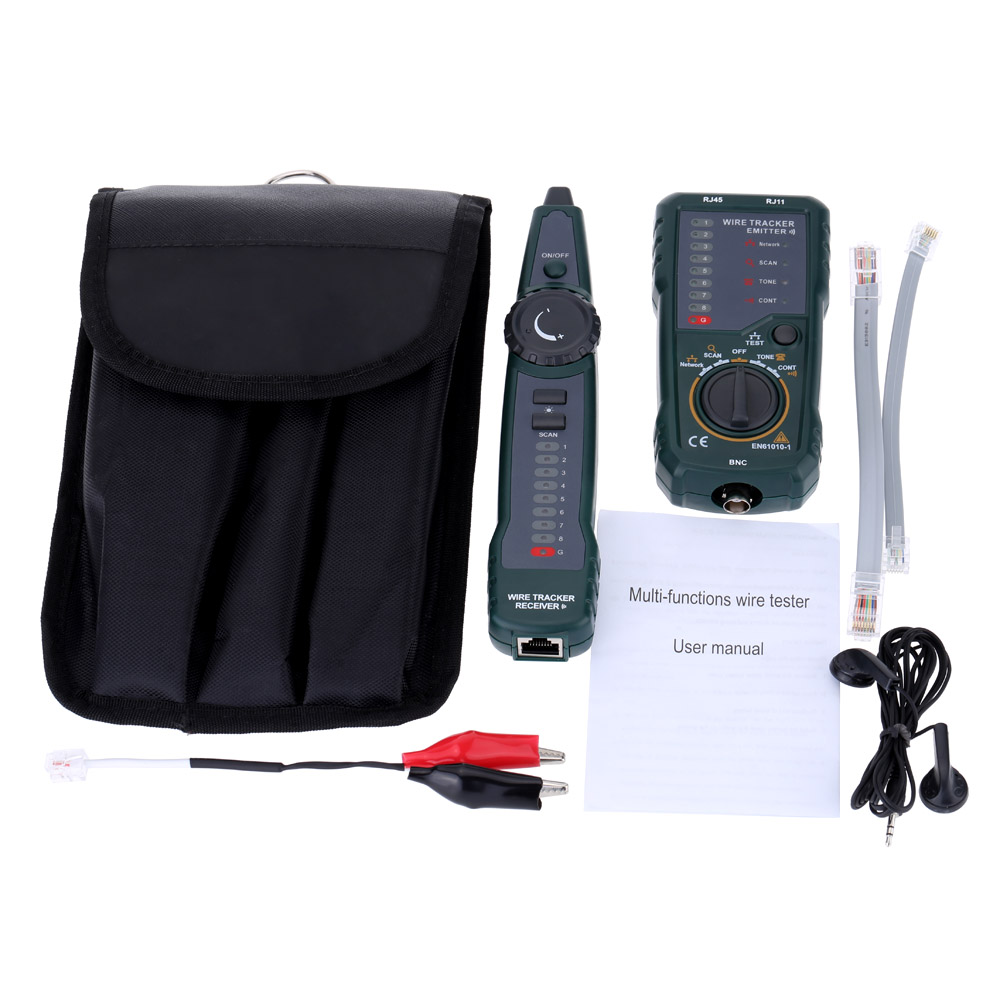 FY868 Multi function Networking Tools Telephone Network Wire Tracker Hand held Cable Testing Tool Wire Tester
