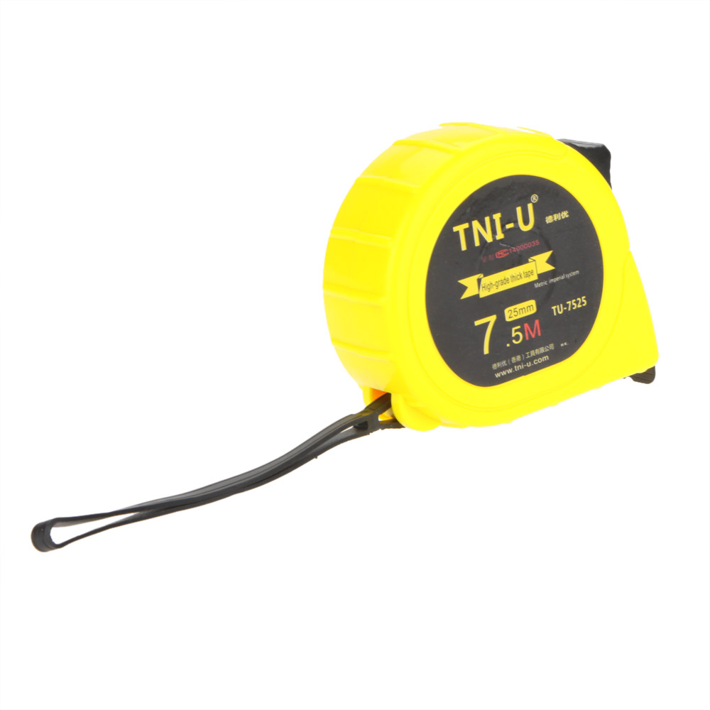 TU 7525 7.5Mx25mm Metric Imperial Tape Measure Retractable Flexible Ruler Tape Ruler Practical Measuring Tool
