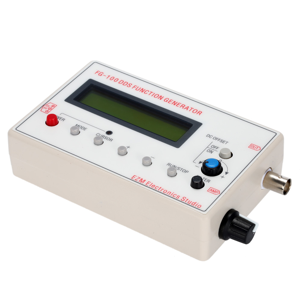 1HZ 500KHZ DDS Functional Signal Generator Precision Frequency Meter Generator Sine + Square + Triangle + Sawtooth Waveform