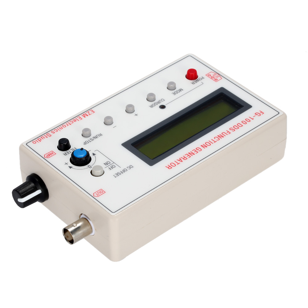 1HZ 500KHZ DDS Functional Signal Generator Precision Frequency Meter Generator Sine + Square + Triangle + Sawtooth Waveform