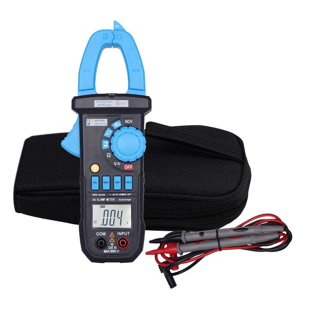 Digital Clamp Meter Multimeter The Current Tongs Circuit Diagnostic Tool DC AC Voltage Resistance Continuity Diode Tester NCV