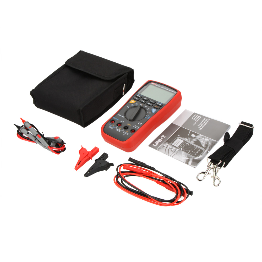 UNI T Insulation Resistance Multimeter True RMS Auto Range Digital Multimeter Capacitor Volt Ohm Ammeter Voltmeter Current Tongs