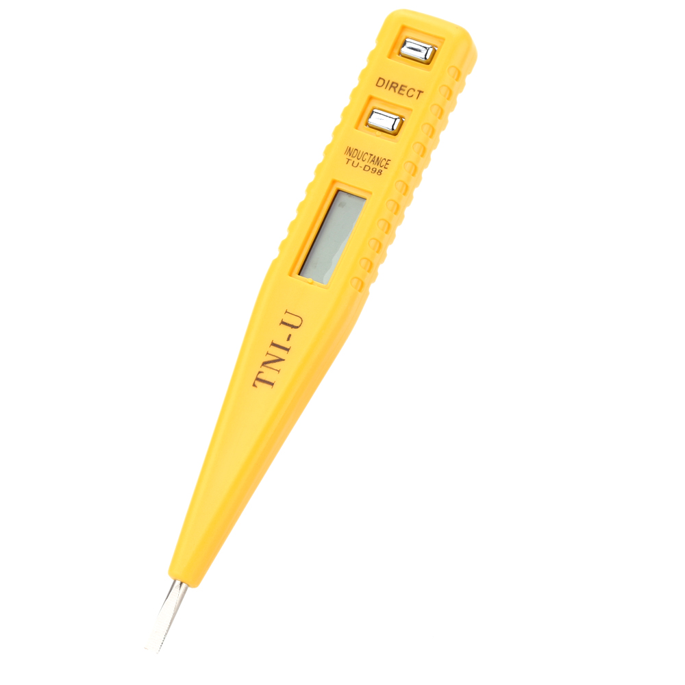 Portable Digital Voltage Tester Pen Continuity meter LCD Electrical Voltmeter Voltage Diagnostic tool