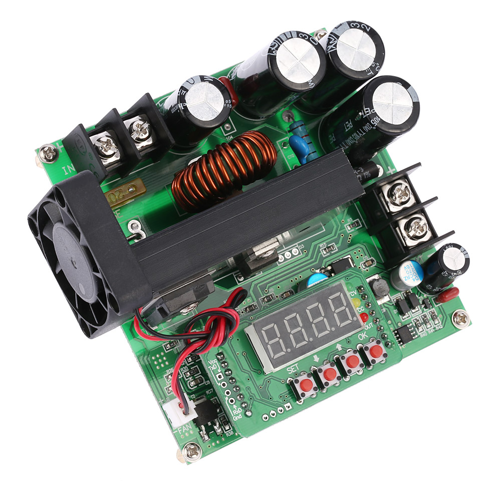 900W Digital Control DC DC Boost Module great Step up Converter Power Supply Module CC CV LED Display 0 15A IN 8 60V OUT 10 120V