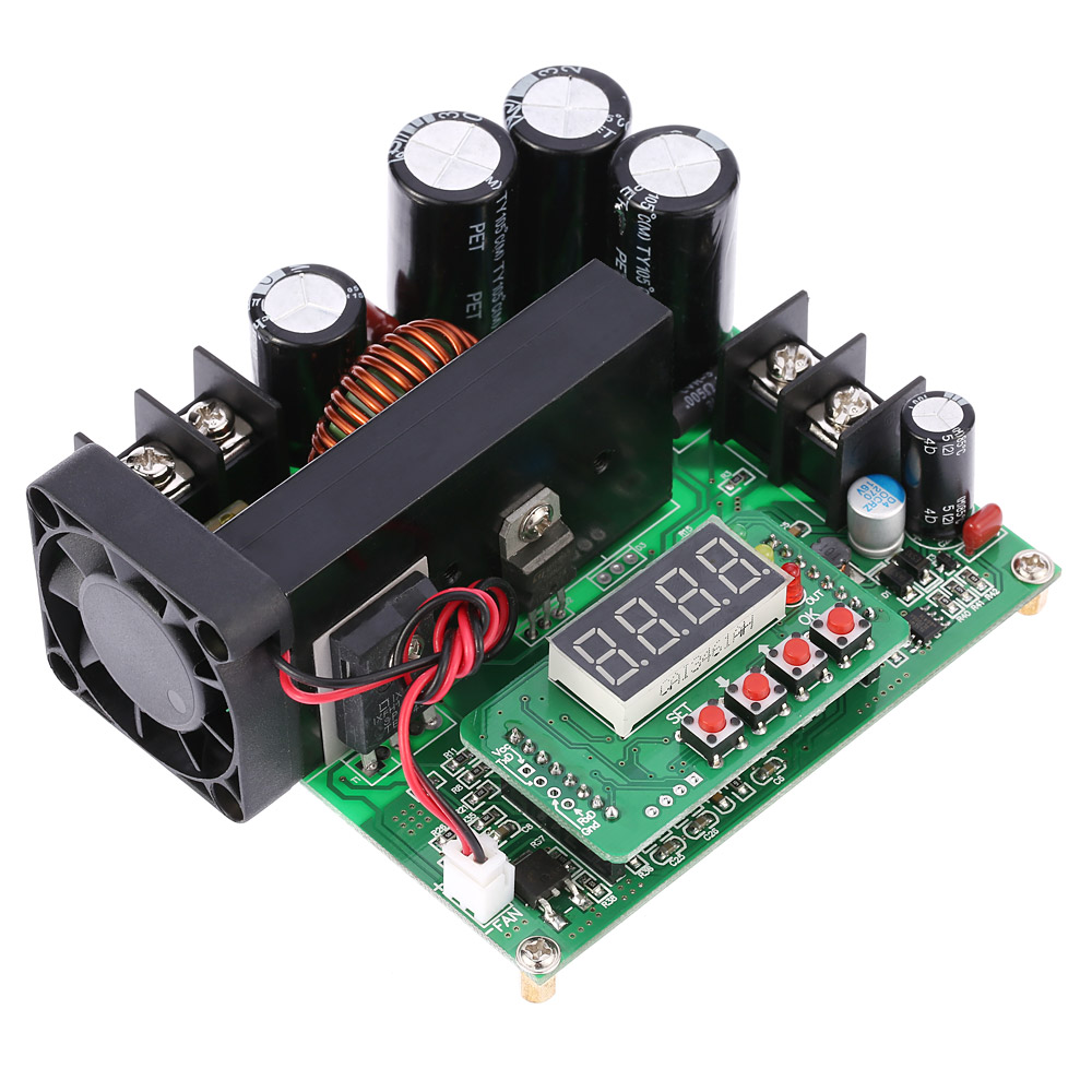900W Digital Control DC DC Boost Module great Step up Converter Power Supply Module CC CV LED Display 0 15A IN 8 60V OUT 10 120V