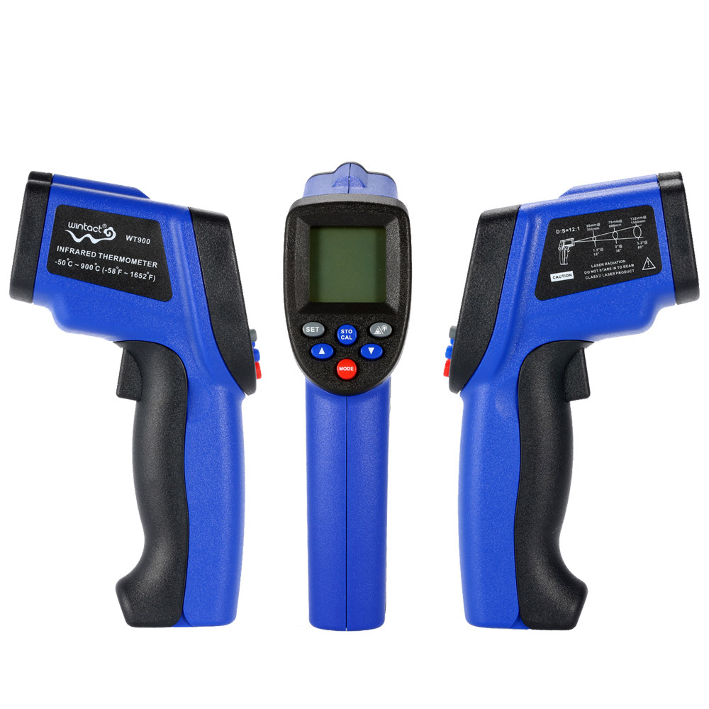  50~900 degrees Digital LCD Laser IR infrared thermometer Non Contact termometro Professional Temperature Tester Pyrometer Range