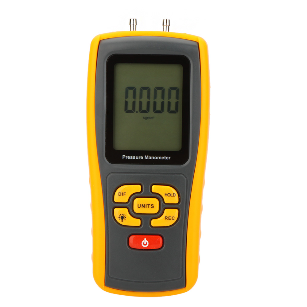 USB Digital pressure gauge LCD Pressure Manometer vacuum gauge Portable Differential Pressure Manometer Measuring Range 10kPa
