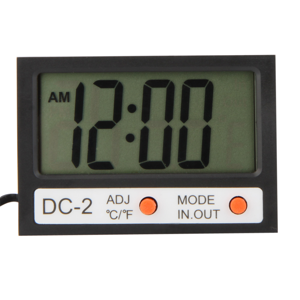 Mini LCD Digital Thermometer Multifunctional Temperature Meter Time Clock Indoor Outdoor Weather Station Tester Diagnostic tool