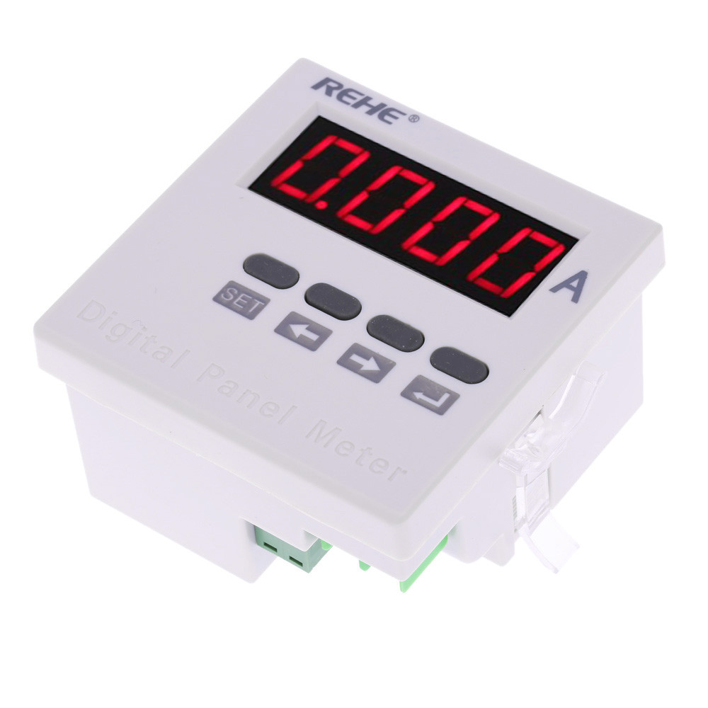 Digital Ammeter Single Phase AC Current Panel Meter digital ampermeter Current Ratio Programmable AC DC80V 270V amperimetro