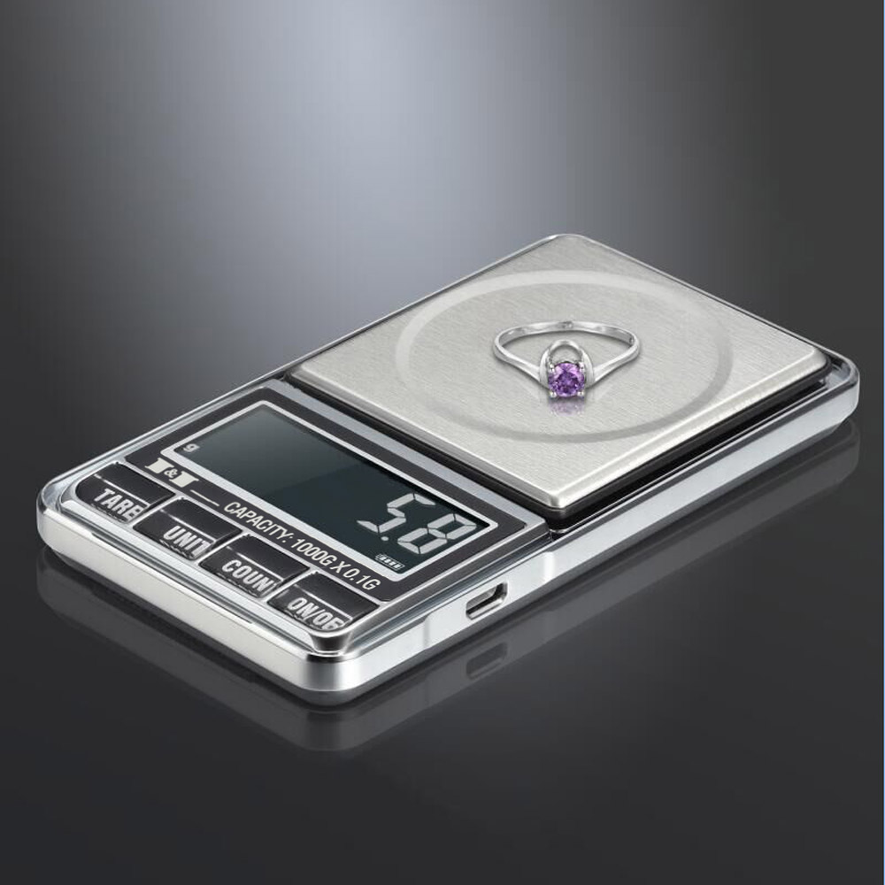 Professional Mini balance Jewelry Electronic Scales Pocket Digital Scale Precision joyeria Balance 1000gx0.1g pesas