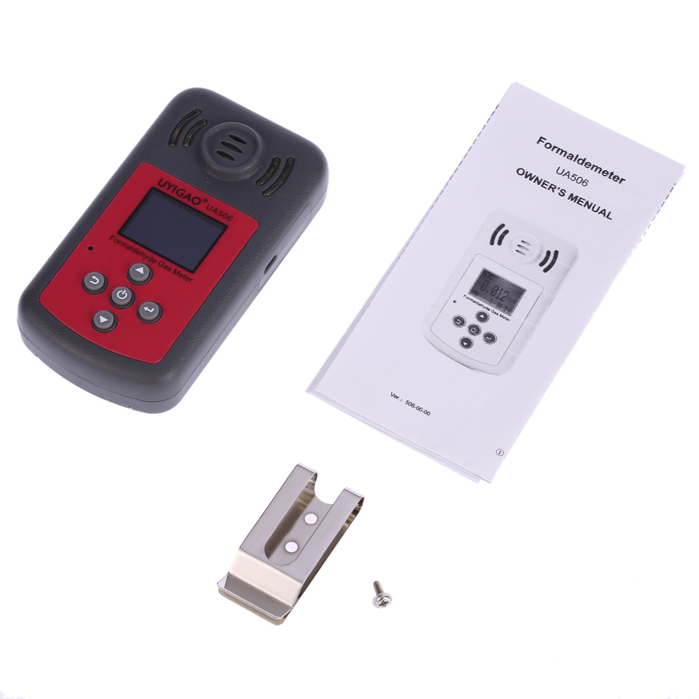 Professional Digital Formaldehyde Tester Mini Meter for PPM HTV Methanal Concentration Monitor Detector with Sound LightAlarm