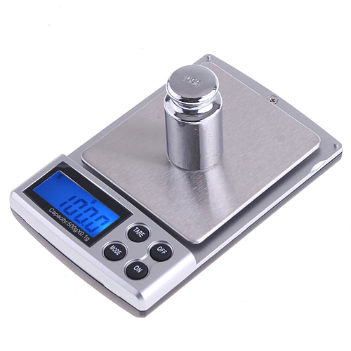 Mini Digital Scale Portable LCD Electronic Scales Digital Pocket Weighting Scale 500g x 0.1g