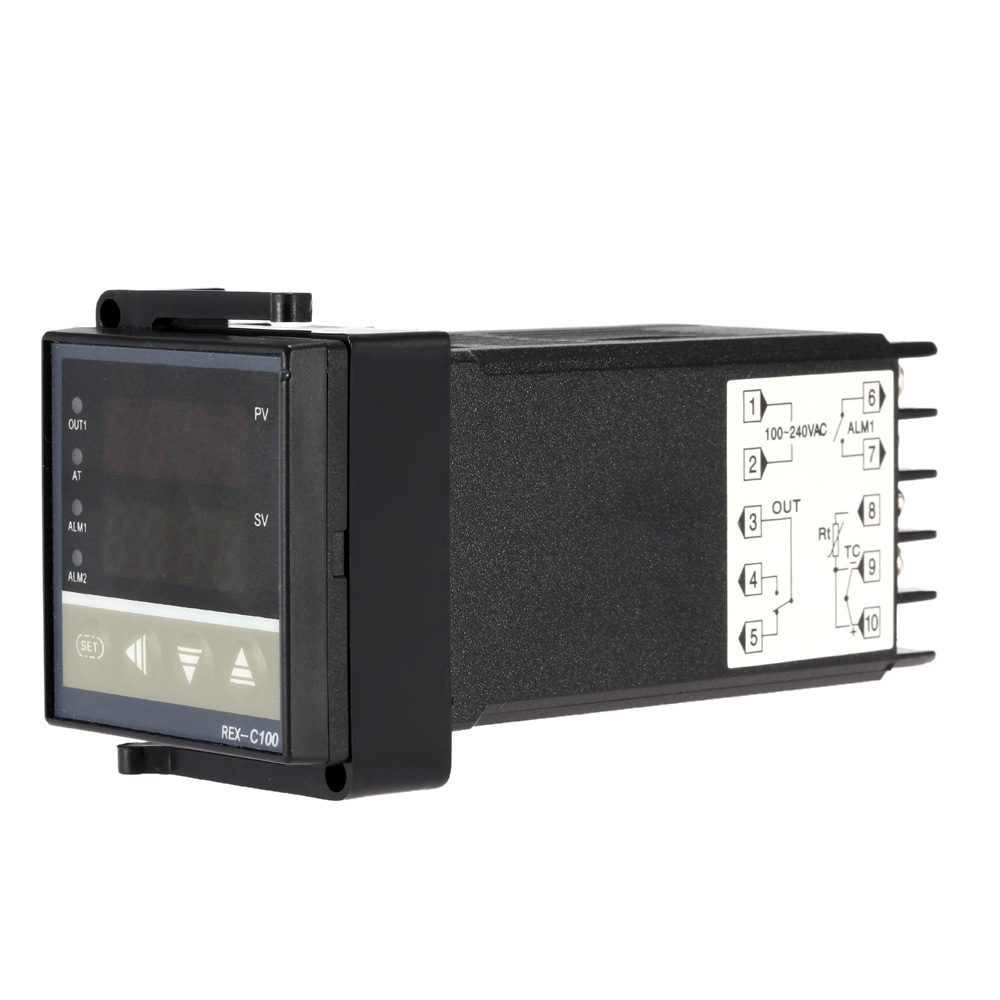 Digital thermal regulator LED PID Temperature Controller Thermostat Thermometer termometro Heating Control 1 Alarm 4.8x4.8x11cm