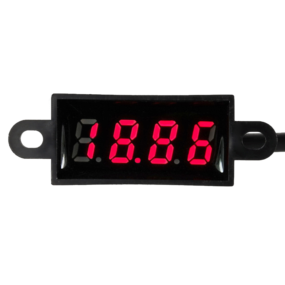 LED Screen Voltage Tester Mini Water proof Voltmeter Ammeter High accuracy 3 wire 4 digit 0 33.00V Voltage Meter Diagnostic tool