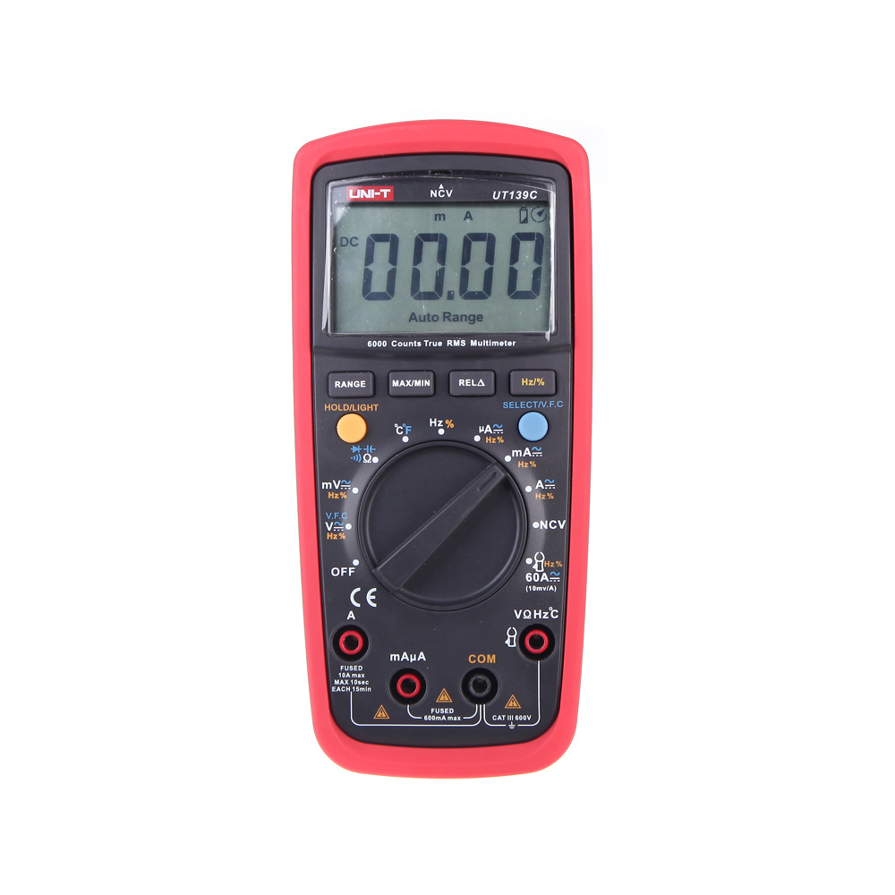 UNI T Digital Multimeters Portable AC DC Voltage Meter Voltmeter AC Current Tongs Insulation Resistance Capacitance Diode Tester
