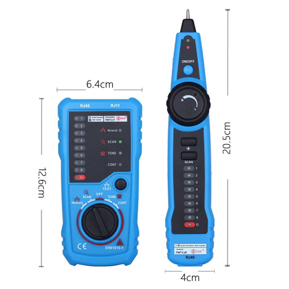 Multi functional Wire Tracker Handheld Wire Tester Diagnostic Tracker Line Finder Cable Testing Tool for Network Maintenance