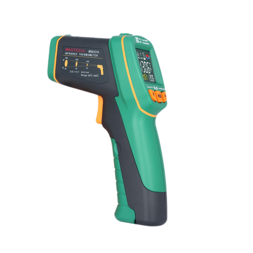 Handheld Non Contact Laser Temperature Tester Digital IR Infrared Thermometer LCD Color Display Pyrometer Diagnostic tool 40~800