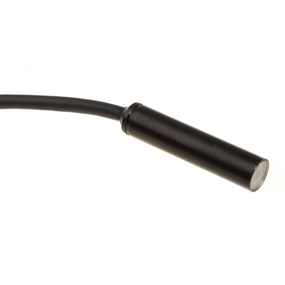 7mm USB Inspection Borescope Endoscope Snake Scope Waterproof Usb Microscope with Snaps Button 6pcs LED 2m Tube Endoscopio