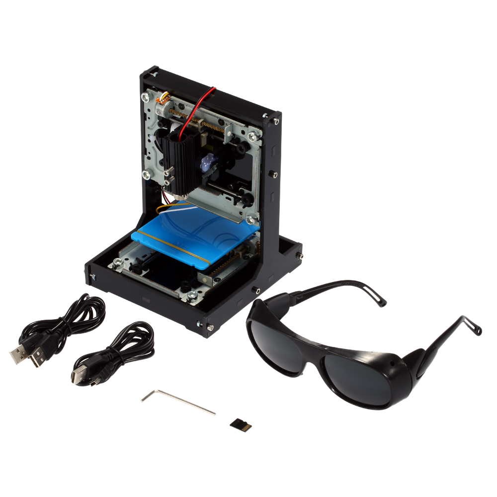 NEJE 500mW router cnc laser cutter DIY cnc Laser Engraving Machine Mini Laser Engraver off line Carver with Protective Glasses