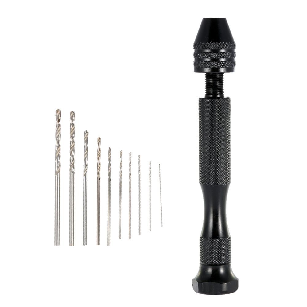 mini Drill Bits dremel milling cutter furadeira herramientas woodworking tools with Keyless Chuck 10 Twist Drills Rotary Tools