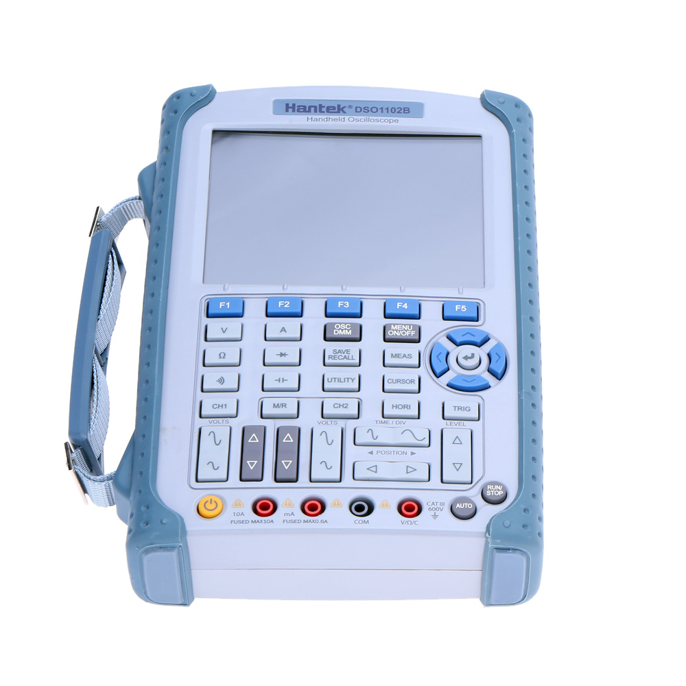 Hantek DSO1102B portable Digital Storage Oscilloscope 6000Counts USB Oscilloscope DMM100MHz 1GSa s 2CH 5.6 TFT Color LCD Display