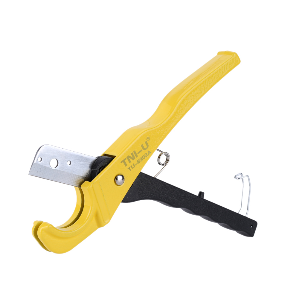 Two color Handle Tube Cutter Branch Cut Portable Fast PVC Pipe Cutter Tube Cutter TU 6303A Water Pipe Scissors Fine Hand Tools