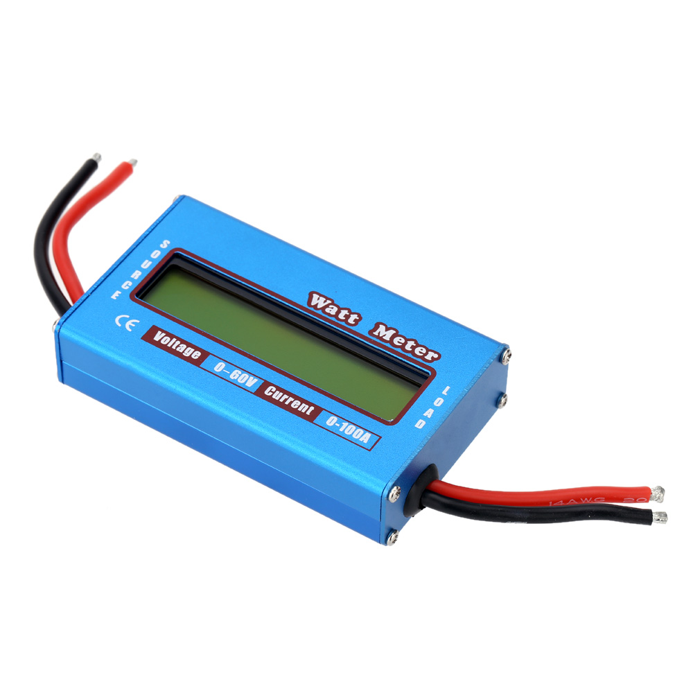 New 0 100A 0 60V amperimetro power meter Power Energy Voltage Battery Tester Watt Meter Dynamometer Precise 0.01An LCD Display