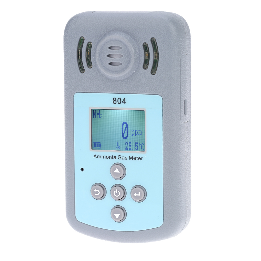 LCD Display Ammonia Gas Detector Professional NH3 Meter Gas concentration analyzer Temperature MeasurementAlarm Value Settable