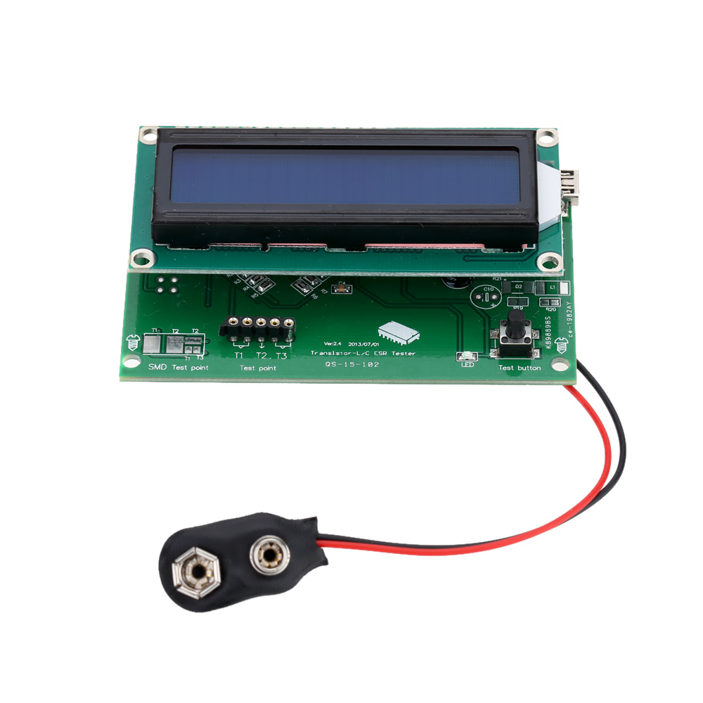 2016 New LCD Transistor Tester Capacitor Resistor Meter Multi functional Transistor MOSFET Resistor Diodes Meter