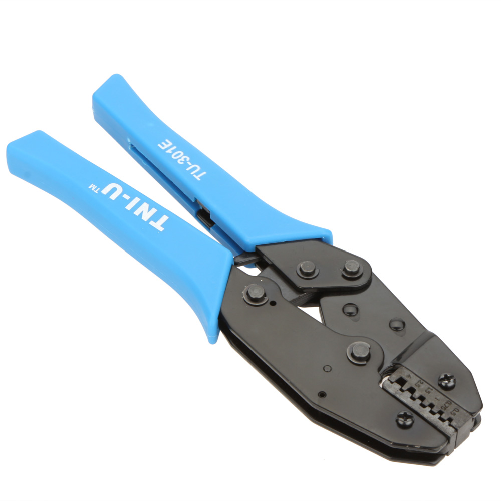 TU 301E High Quality Locking Ratchet Crimping Press Pliers Crimper Electrician Clamps Repair Tools for Terminal 22~12AWG
