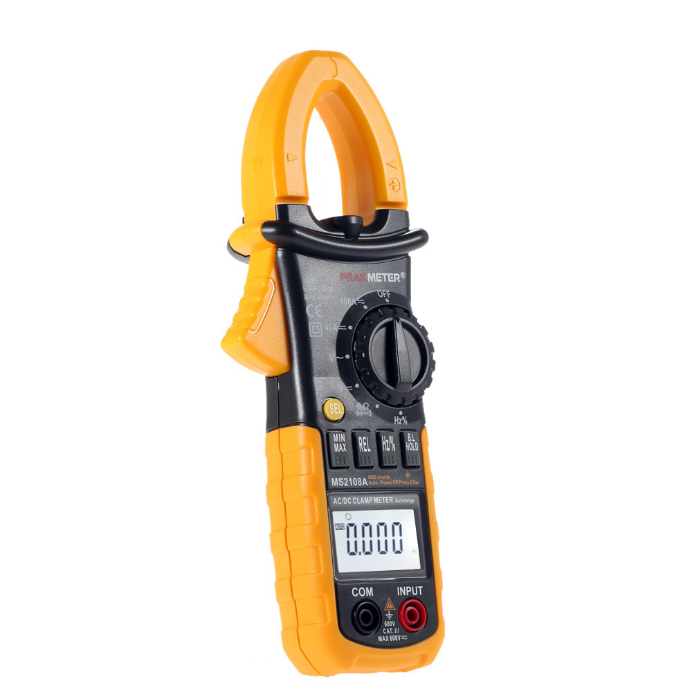 PEAKMETER Digital AC DC Clamp Meter 4000 Counts Multifunctional Multimeter The Current Tongs Electronic Tester Diagnostic tool