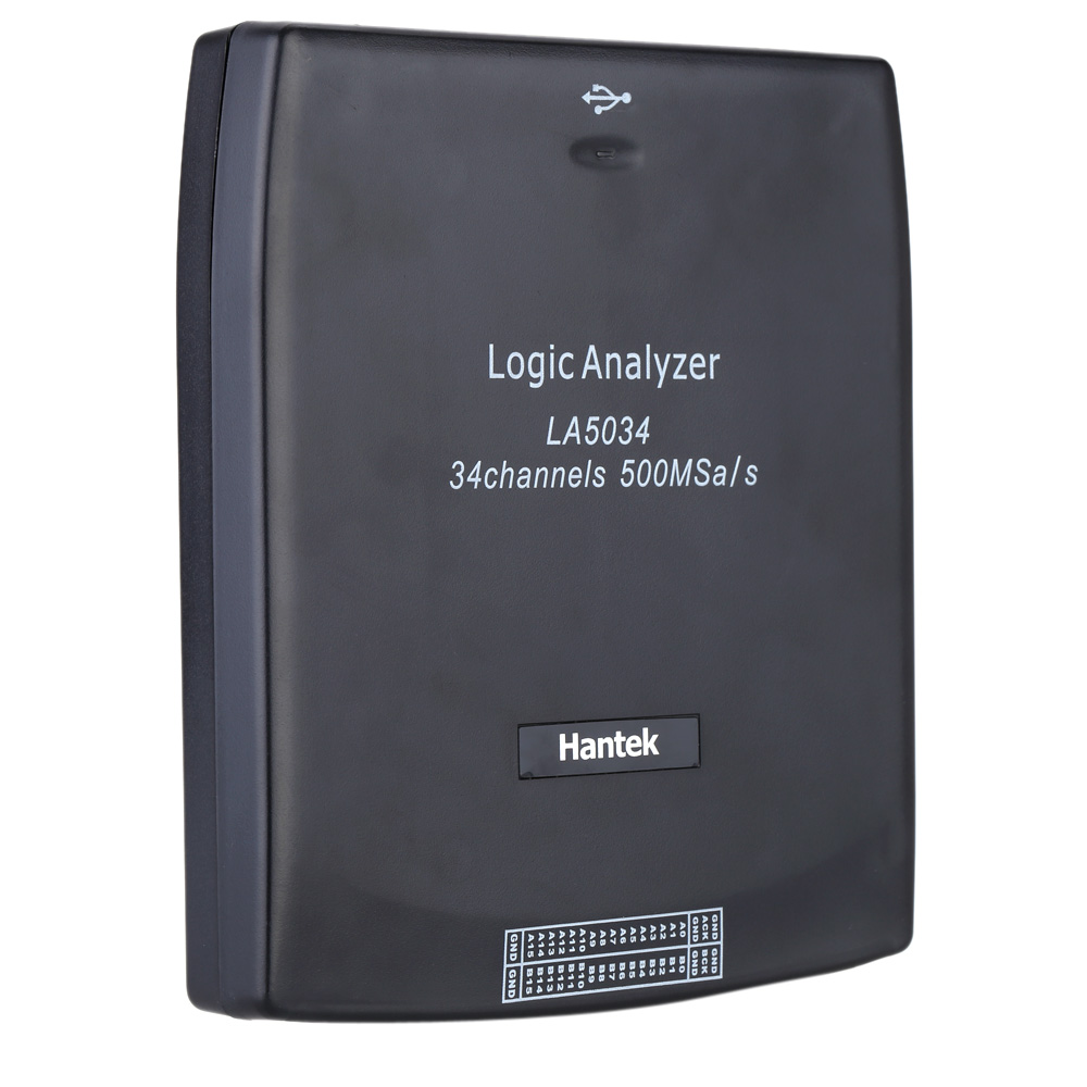 34CH 500MHz USB PC Digital Logic Analyzer for test diagnostics analysis of digital circuits Built in 250MHz Frequency Counter