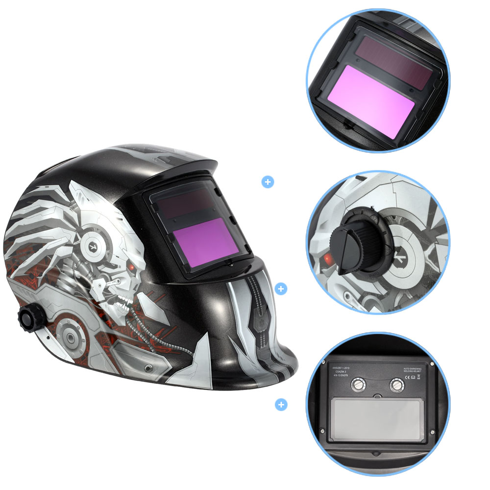 Professional Solar Welding Helmet High Quality PP Welder Mask Auto Darkening mask for welder Healthy Safe Protective Equipment