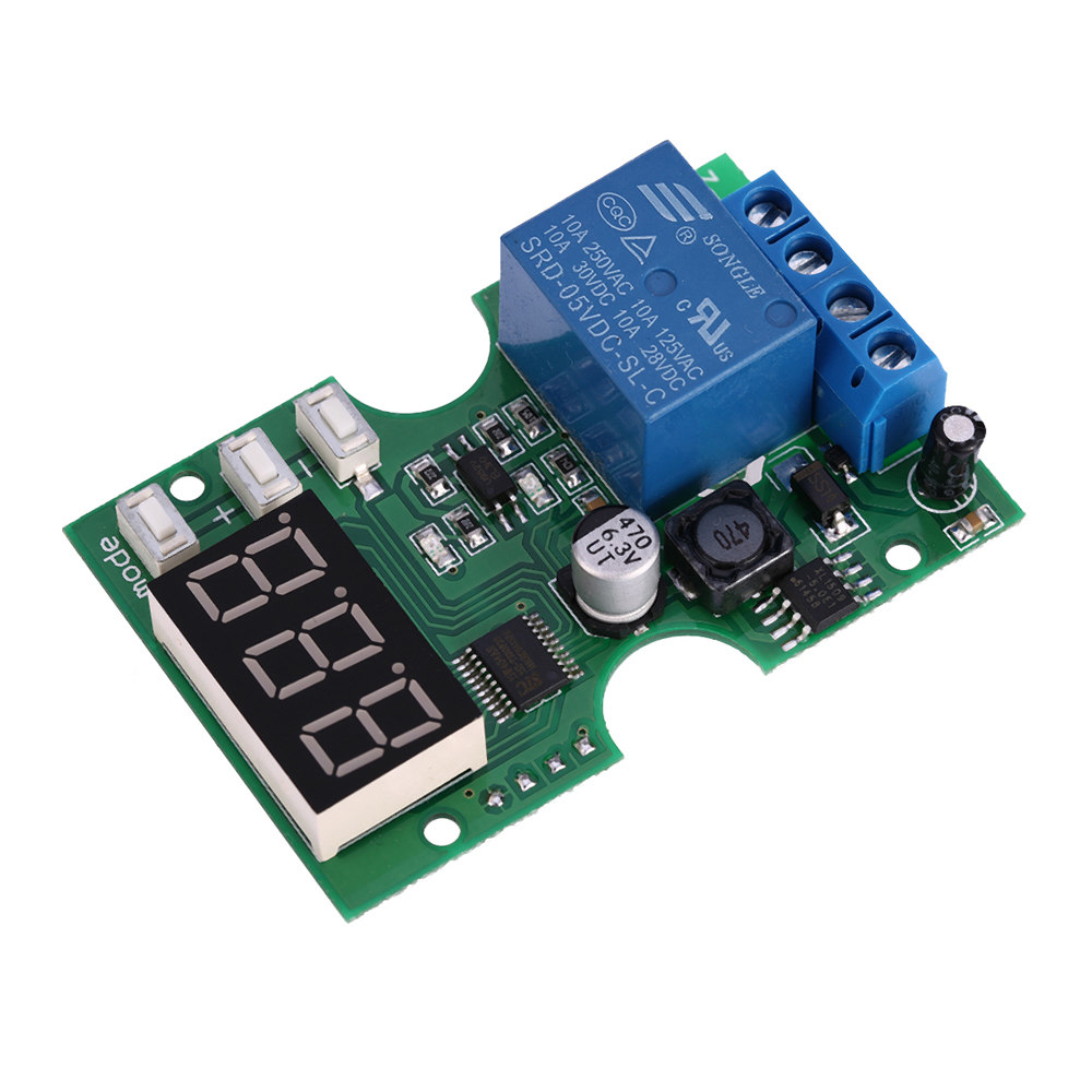DC6 30V Voltage Test Module Voltage Meter Relay Output Control Delay Switch for Battery Charging Discharging