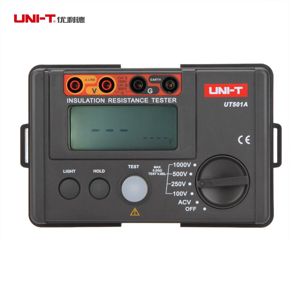 UNI T UT501A 1000V esr meter megger earth ground Insulation resistance meter Tester Megohmmeter Voltmeter w LCD Backlight
