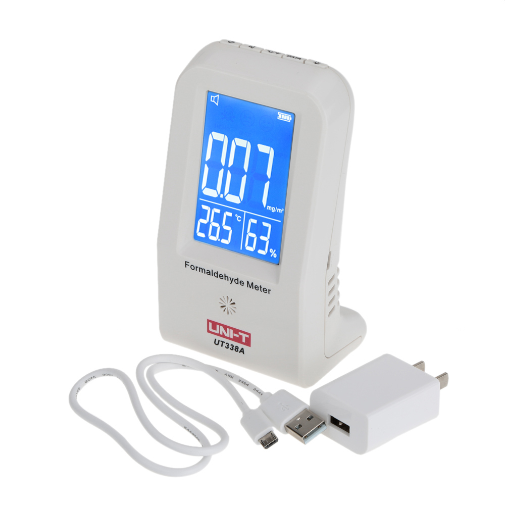 High Precision Indoor Formaldehyde Data Logger Detector Air Monitor Thermometer Hygrometer LCD Display