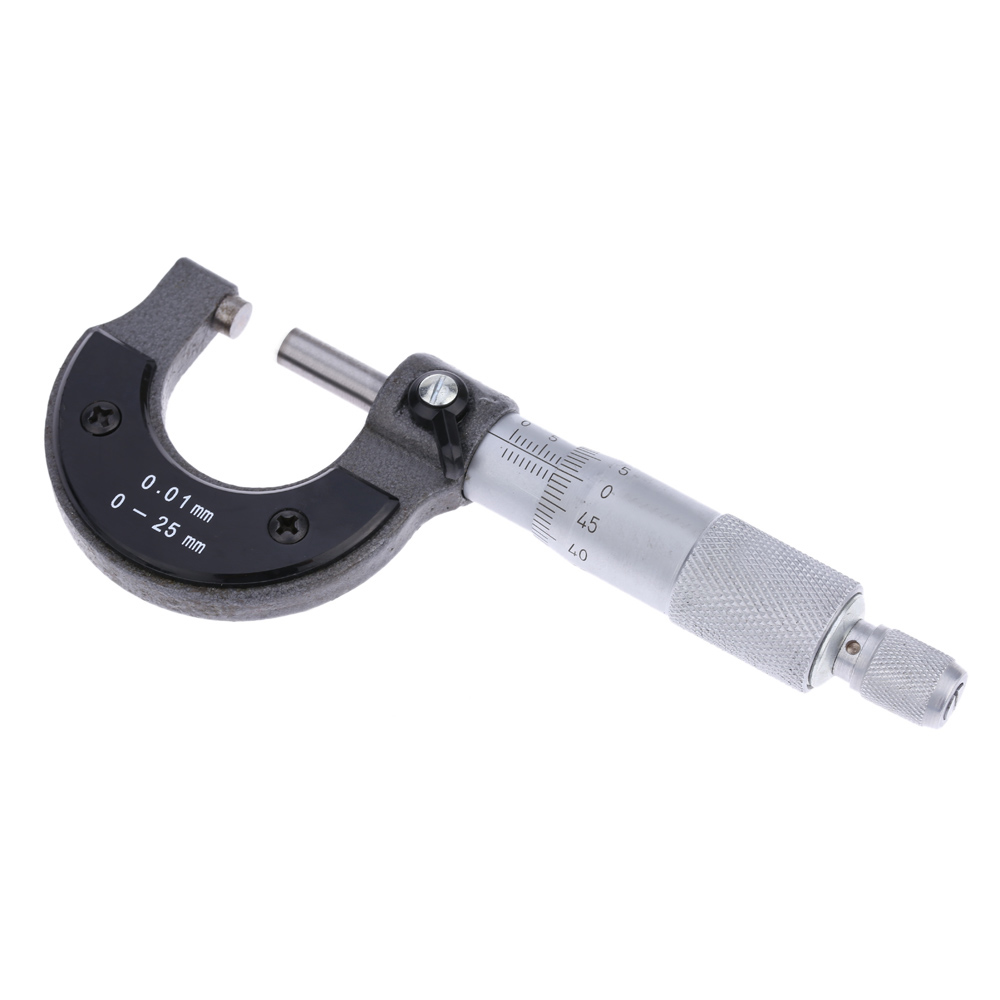 Micrometer Calipers 25mm 0.01 Micrometers Outer Diameter Spiral Micrometer Measuring instrument Tool mini micrometre micrometro