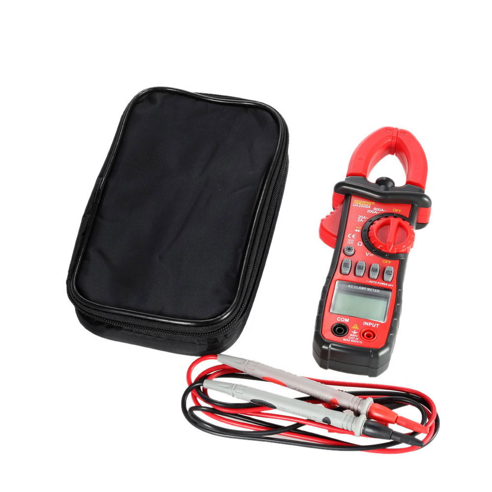 Handheld Digital Diagnostic tool LCD Clamp Meter Multimeter DC AC Voltage AC Current Tongs Resistance Diode Continuity Tester