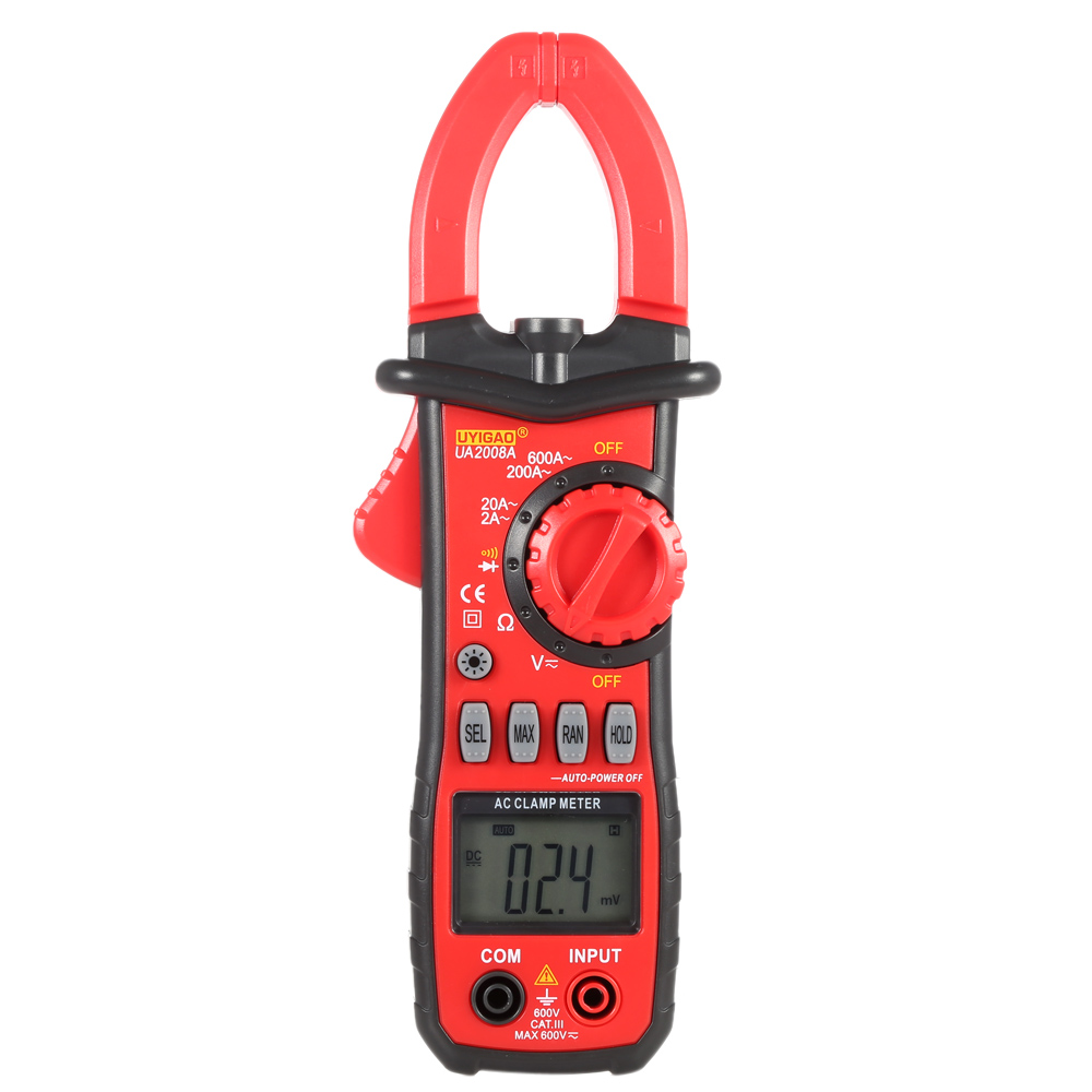 Handheld Digital Diagnostic tool LCD Clamp Meter Multimeter DC AC Voltage AC Current Tongs Resistance Diode Continuity Tester