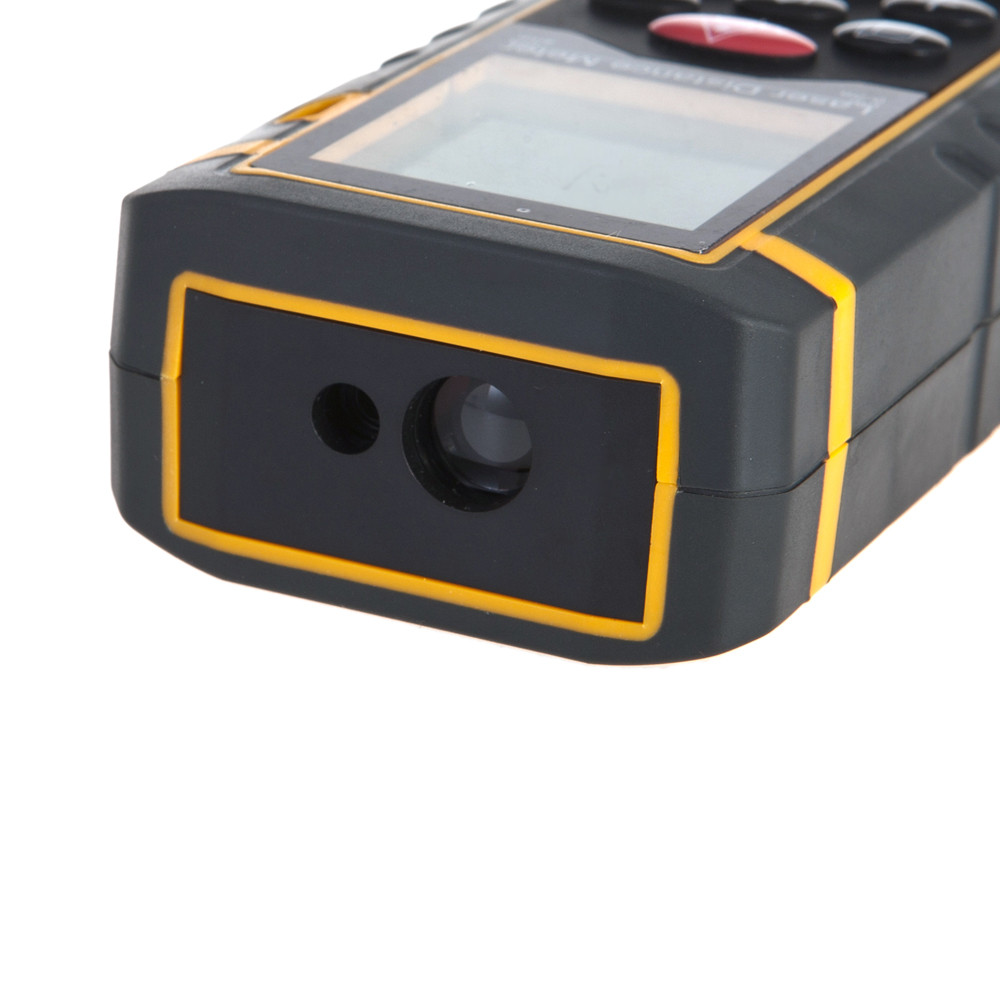 Handheld 100m 328ft Digital Rangefinders Laser Distance Meter Range Finder Distance Area Volume Self calibration Level Bubble
