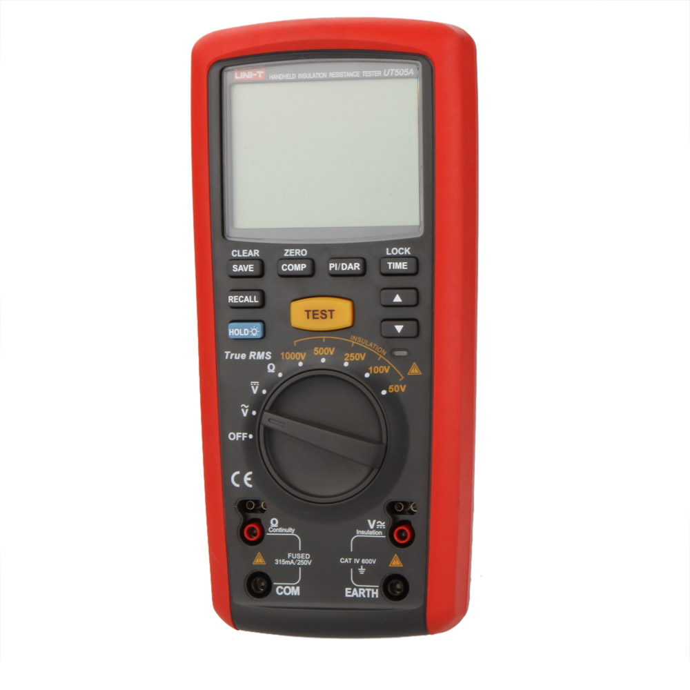 UNI T UT505A 1000V Handheld esr meter True RMS Megger Insulation Resistance Tester Multimeter Ohm Voltmeter diagnostic tool