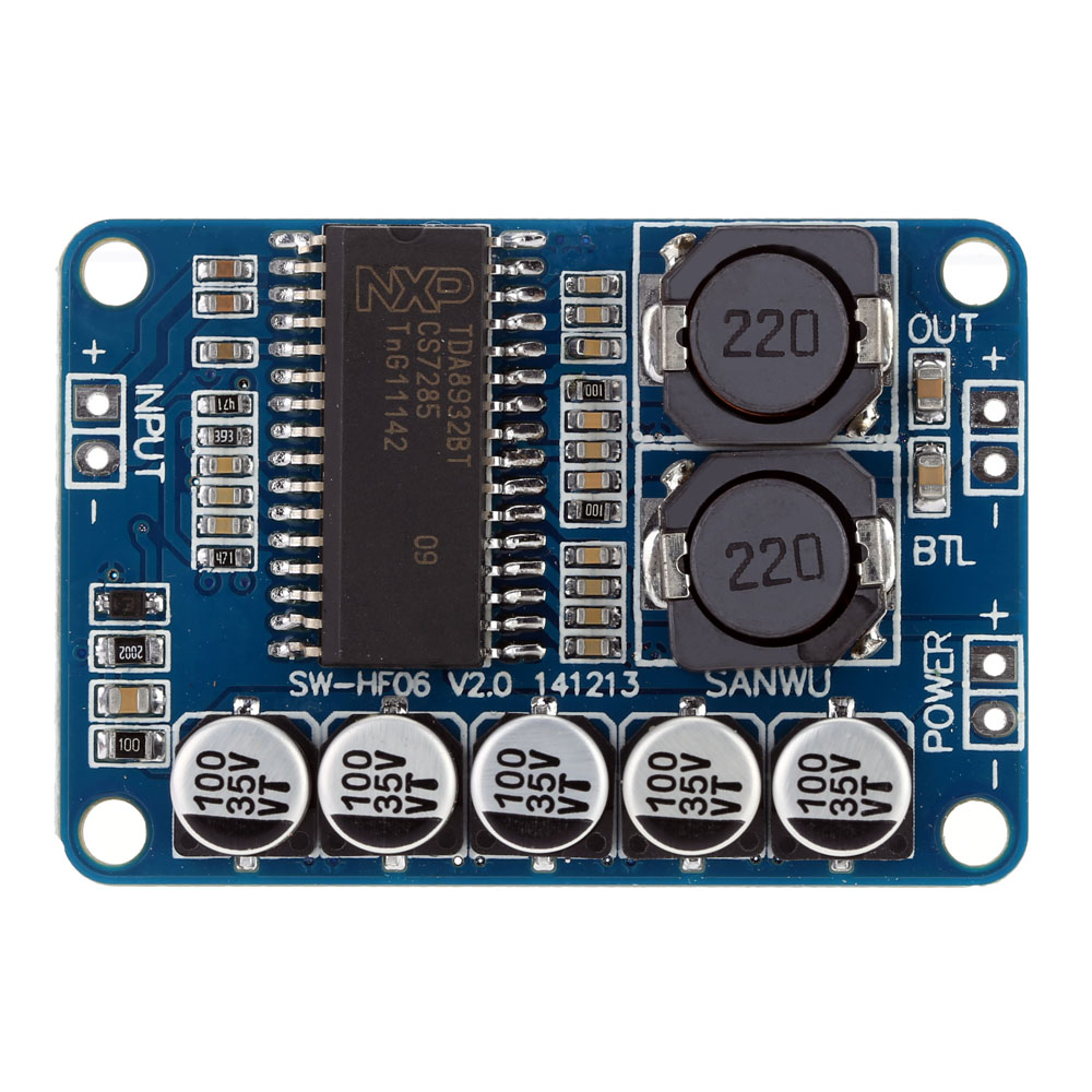 TDA8932 35W Digital Amplifier Board Module Mono AMP High Power 10 30V DC Sound Quality Power Amplifier Board