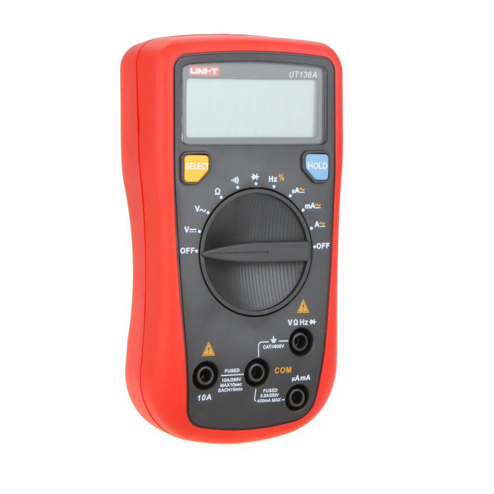 UNI T Mini Dgital Multimeter Auto Range Data Hold DMM ultimeter Tester Voltage Current Tongs Frequency Duty Cycle Test Tool