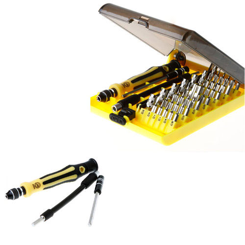 45 in 1 Screwdriver Set Fine Hardware Screw Driver Set Hand Tool Kit Interchangeable Manual Tool Set for Mobile Phone Hard Drive