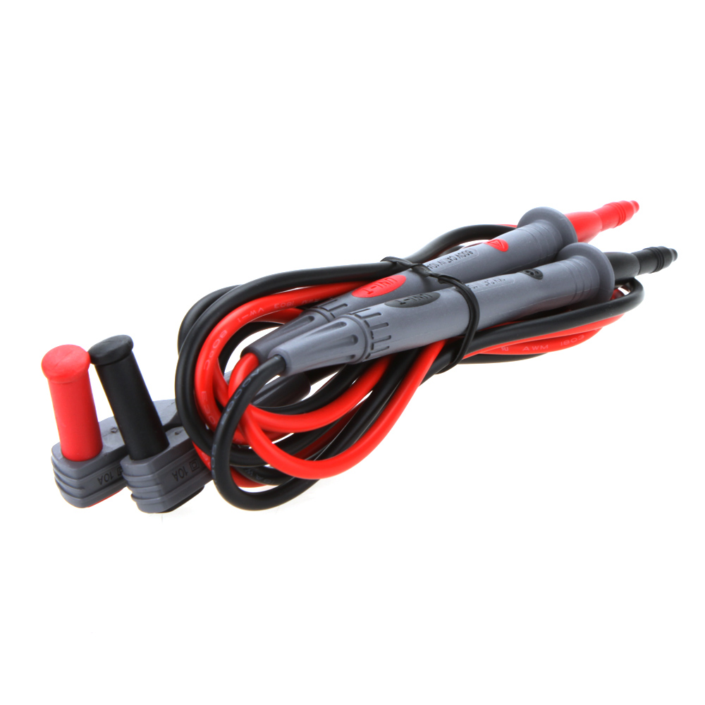 Professional Multimeter Test Extention Lead Male Thread Probe 1230mm Wire Length w Tip Protector Multimeters Accessories