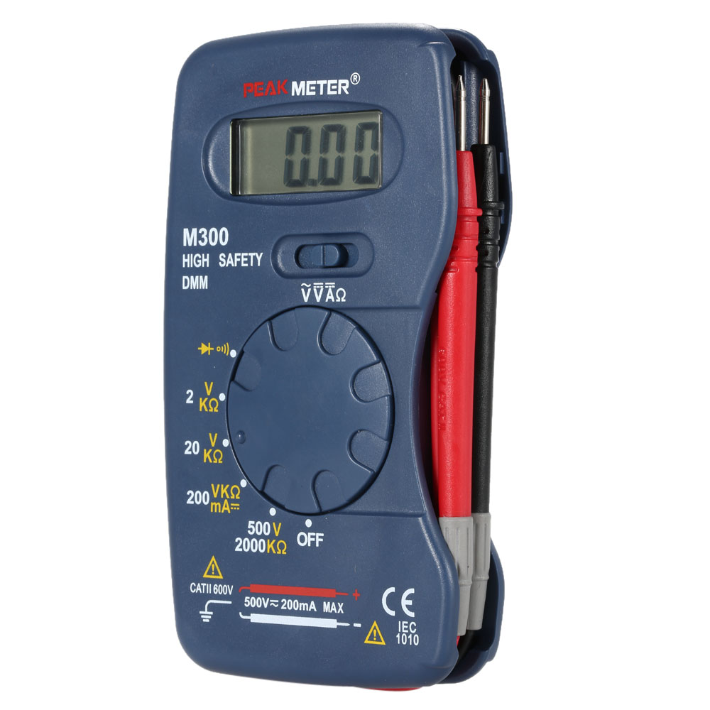 M300 Handheld Mini Digital Multimeter Professional AC DC Voltage Current Resistance Diagnostic tool Diode Continuity Tester