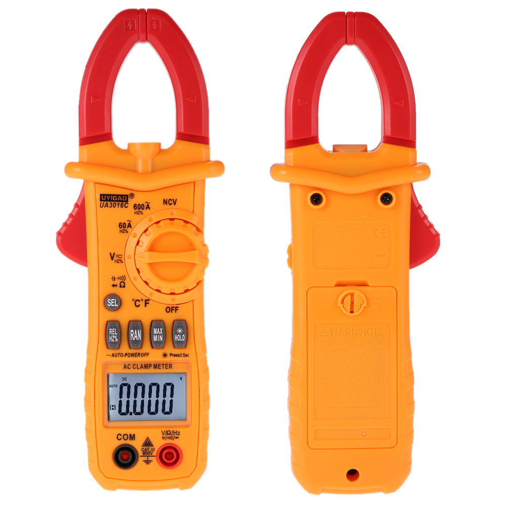 AC DC Digital Clamp Meter Electronic Multimeter Voltage Tester Current Tongs Resistance Temperature Frequency Diagnostic tool