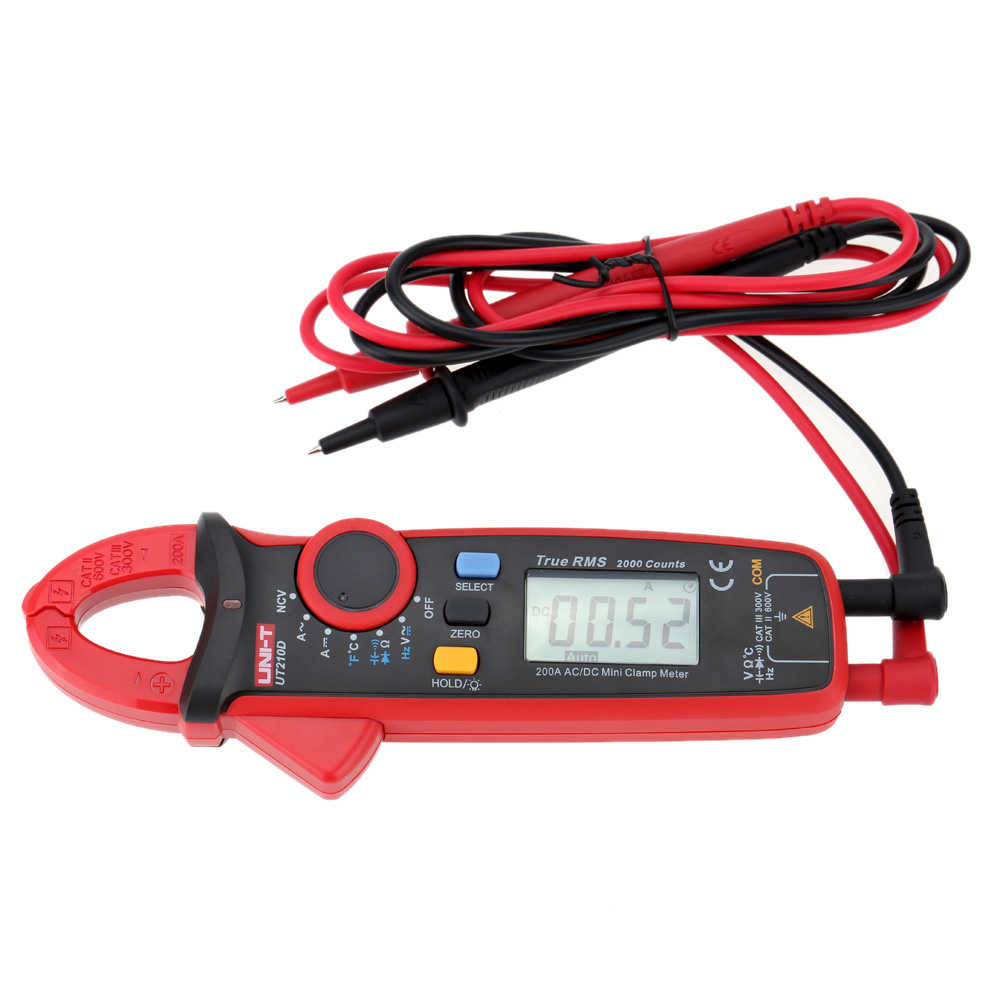 UNI T Digital Clamp Meter AC DC Current tongs Voltage Resistance Capacitance diagnostic tool Multimeter Temperature Measurement