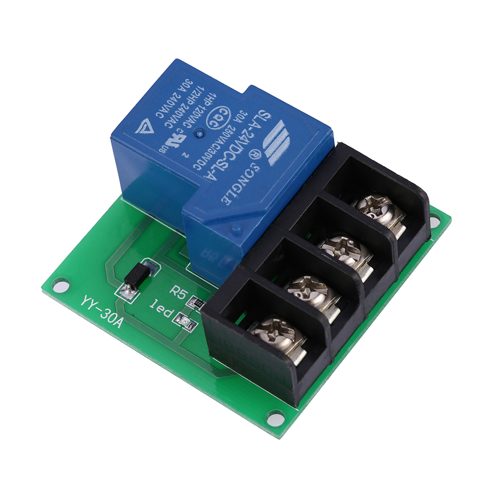 1 Channel 30A high performance Relay Module Optocoupler Isolation Relay Switch Control Board DC 24V 12V 5V (Optional)