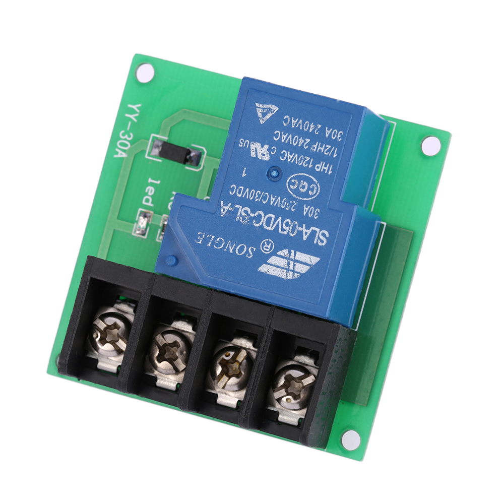 1 Channel 30A high performance Relay Module Optocoupler Isolation Relay Switch Control Board DC 24V 12V 5V (Optional)